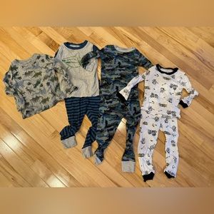 Toddler Boys Pajama LOT - SIZE 3T/4T